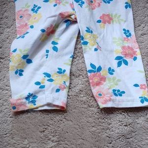 0-3 month floral pants for baby girl